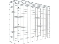 Gabiona C-Ring-Gabione-Anbaukorb Typ 3 80 x 100 x 30 cm Maschenw 10 x 10 cm
