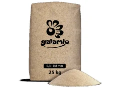 Galamio Quarzsand 0,2 - 2,0 mm 25kg x 12 Sack 300kg Palette
