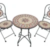 Garden Pleasure Balkon-Set Mosaik Amarillo 3-teilig Braun