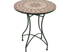 Garden Pleasure Balkon-Set Mosaik Amarillo 3-teilig Braun
