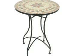Garden Pleasure Balkon-Set Mosaik Amarillo 3-teilig Braun
