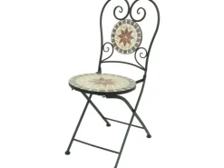 Garden Pleasure Balkon-Set Mosaik Amarillo 3-teilig Braun