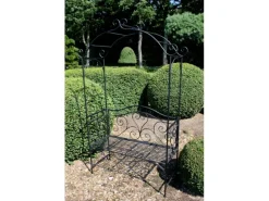 Garden Pleasure Bank mit Rosenbogen Colima 124 cm x 200 cm x 48 cm Stahl