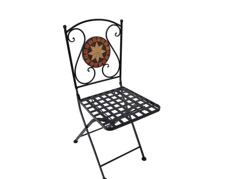 Garden Pleasure Bistro-Set Pular 3-teilg Schwarz-Braun