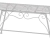 Garden Pleasure Blumenbank Lorin 27 cm x 45 cm x 83 cm Antik-Weiß