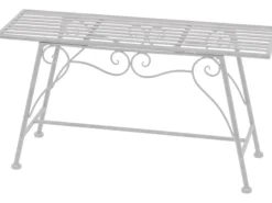 Garden Pleasure Blumenbank Lorin 27 cm x 45 cm x 83 cm Antik-Weiß