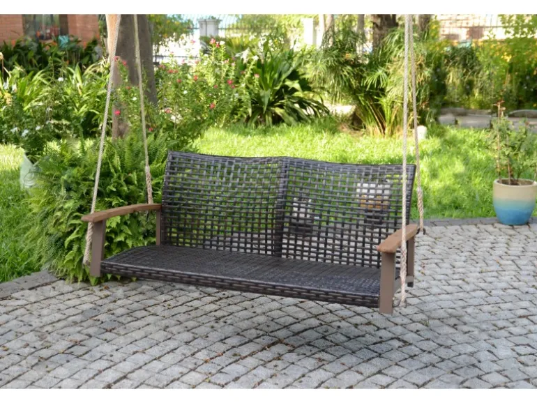 Garden Pleasure Hängebank Cuneo 57 cm x 79 cm x 120 cm Braun FSC®