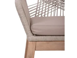 Garden Pleasure Stuhl Pomona 4er Set 84 cm x 68 cm x 62 cm Braun-Beige FSC®