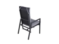 Garden Pleasure Stuhl Sintra 103 cm x 61 cm x 69 cm Grau-Schwarz