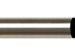 Gardinenstange Edelstahl Silberfarben 240 cm