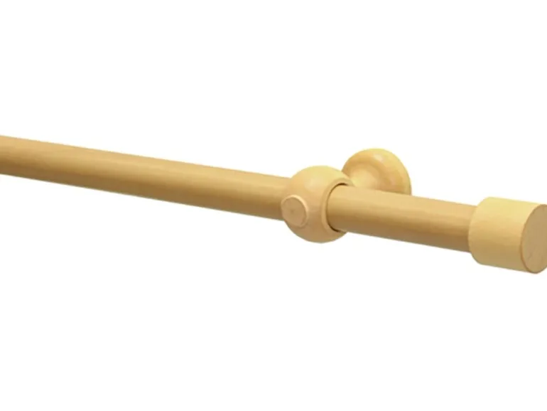 Gardinia Gardinenstangen-Set Shorty Ø 2,5 cm Buche 240 cm FSC®