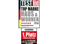 Gardinia Aluminium Jalousie 110 cm x 175 cm Weiß