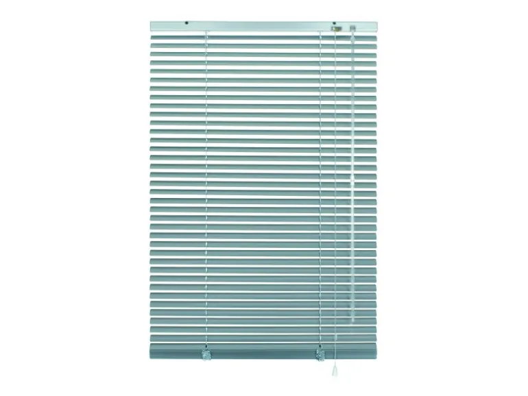 Gardinia Aluminium Jalousie 120 cm x 240 cm Silber