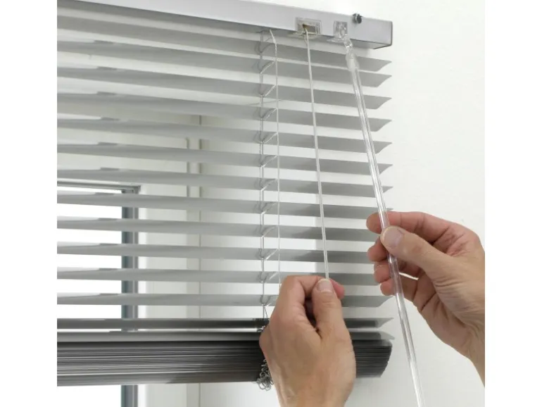 Gardinia Aluminium Jalousie 130 cm x 175 cm Silber