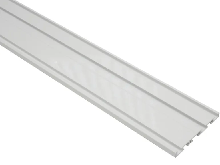 Gardinia Aluminium-Vorhangschiene 3-läufig Weiß 200 cm