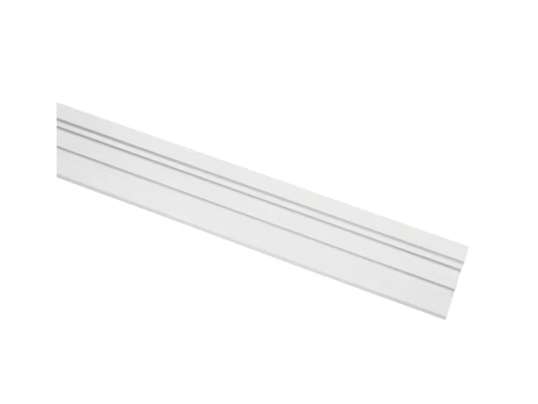Gardinia Aluminium-Vorhangschiene 2-läufig Weiß 200 cm