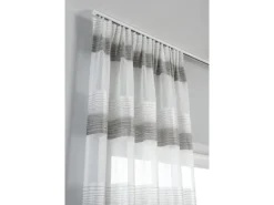 Gardinia Aluminium-Vorhangschienen-Set Luna 1-läufig Weiß 160 cm