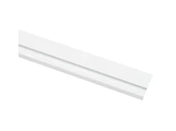 Gardinia Aluminium-Vorhangschiene 1-läufig Weiß 150 cm