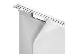 Gardinia Deckenclip für Flächenvorhangschiene 3-läufig Weiß 2-er Pack