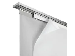 Gardinia Deckenclip für Flächenvorhangschiene 3-läufig Weiß 2-er Pack