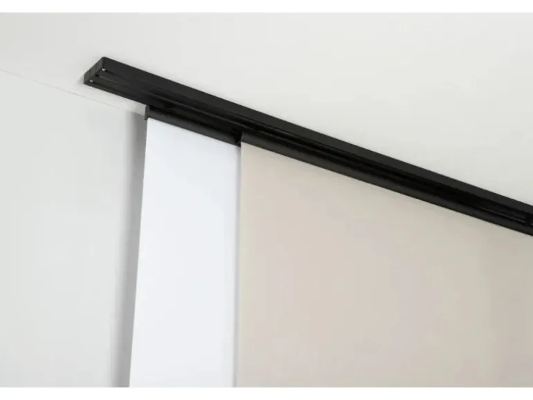 Gardinia Deckenclip für Flächenvorhangschiene 3-läufig Weiß 2-er Pack