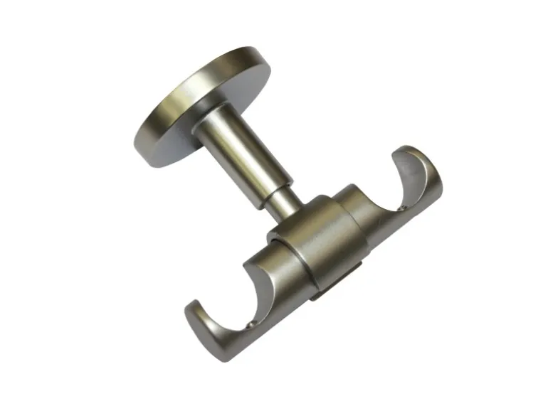 Gardinia Deckenträger Europa für Ø 19 mm Silber-Satin 6 cm