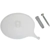 Gardinia Deckenträger für Aluminium-Vorhangschiene 3-läufig Weiß 2-er Pack