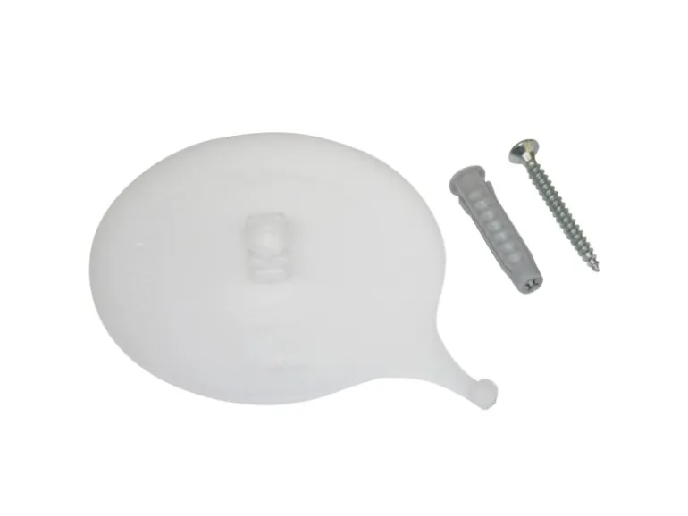 Gardinia Deckenträger für Aluminium-Vorhangschiene 3-läufig Weiß 2-er Pack