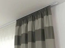 Gardinia Deckenträger für Aluminium-Vorhangschiene 2-läufig Weiß 2-er Pack