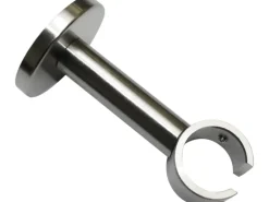 Gardinia Deckenträger Windsor für Ø 25 mm Edelstahl-Optik