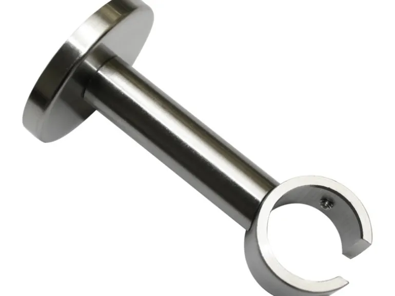 Gardinia Deckenträger Windsor für Ø 25 mm Edelstahl-Optik