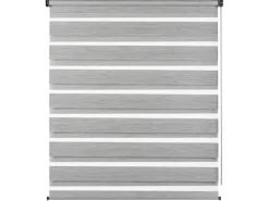Gardinia Doppelrollo de Luxe 60 cm x 180 cm Grau