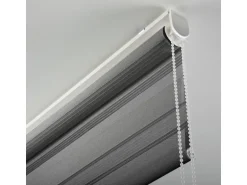 Gardinia Doppelrollo EasyFix mit Montageschiene 90 cm x 220 cm Anthrazit