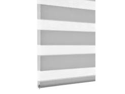 Gardinia Doppelrollo EasyFix mit Montageschiene 90 cm x 150 cm Grau
