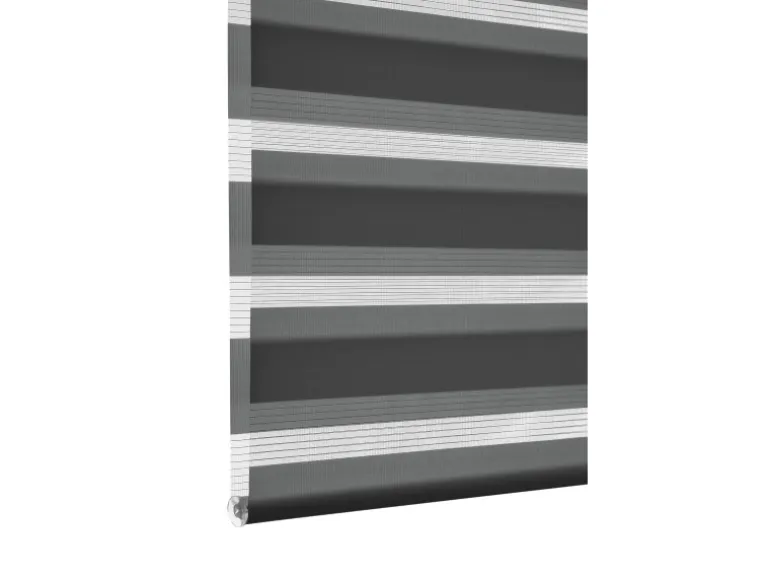 Gardinia Doppelrollo EasyFix mit Montageschiene 120 cm x 150 cm Anthrazit