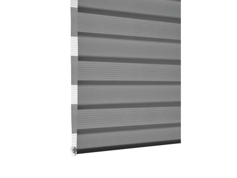 Gardinia Doppelrollo EasyFix mit Montageschiene 120 cm x 150 cm Anthrazit