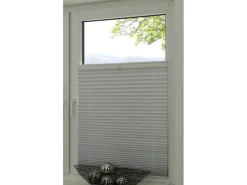 Gardinia Easy Fix Plissee Tag und Nacht Weiß 60 cm x 130 cm