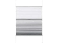 Gardinia Easy Fix Plissee Tag und Nacht Weiß 90 cm x 210 cm