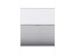 Gardinia Easy Fix Plissee Tag und Nacht Weiß 100 cm x 130 cm