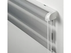 Gardinia Easyfix Doppelrollo mit Montageschiene 60 cm x 150 cm Grau