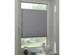 Gardinia EasyFix Plissee Greta 70 cm x 130 cm Steingrau