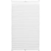 Gardinia EasyFix Plissee mit 2 Bedienschienen 55 cm x 130 cm Weiß