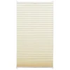 Gardinia EasyFix Plissee mit 2 Bedienschienen 55 cm x 130 cm Elfenbein