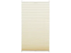 Gardinia EasyFix Plissee mit 2 Bedienschienen 65 cm x 130 cm Elfenbein