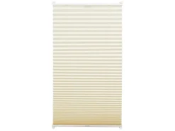 Gardinia EasyFix Plissee mit 2 Bedienschienen 95 cm x 130 cm Elfenbein