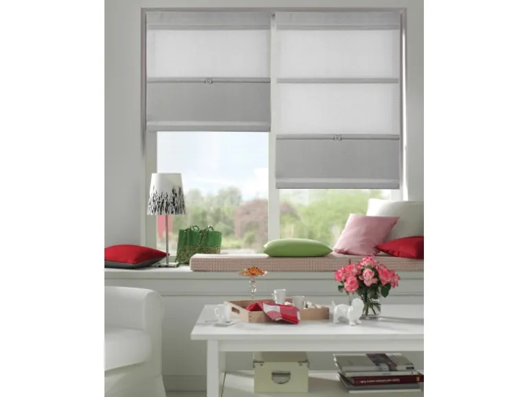 Gardinia Easyfix Raffrollo Magnetisch Grau 50 cm x 140 cm