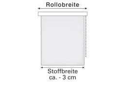 Gardinia EasyFix Rollo 100 cm x 150 cm Weiß