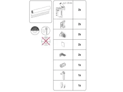 Gardinia EasyFix Rollo Thermo 60 cm x 150 cm Natur