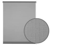 Gardinia EasyFix Rollo Uni 90 cm x 210 cm Hellgrau strukturiert