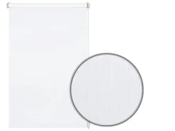 Gardinia EasyFix Rollo Uni 100 cm x 150 cm Reinweiß strukturiert